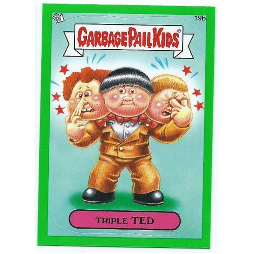 2012 Garbage Pail Kids Green - #19b - Triple Ted