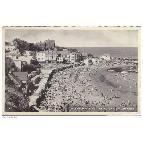 Bleak House And Viking Bay Broadstairs Sussex Postcard (SX4668)