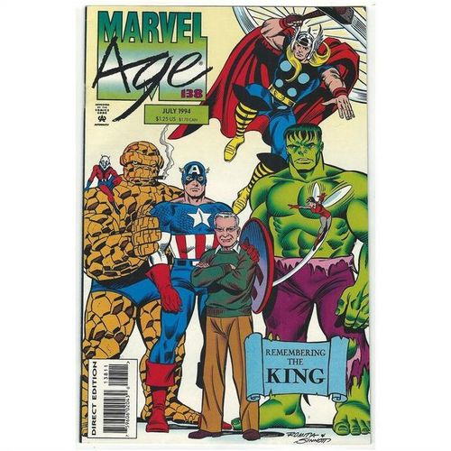 MARVEL AGE # 138 REMEMBERING JACK KIRBY