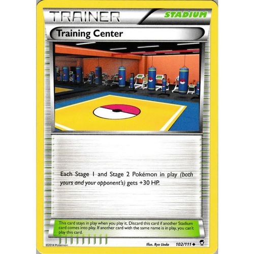 Pokemon XY Furious Fists 102/111 Training Center