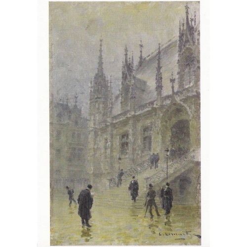 The Palais de Justice, Rouen (Leon Jules Lemaitre (1850-1905)).