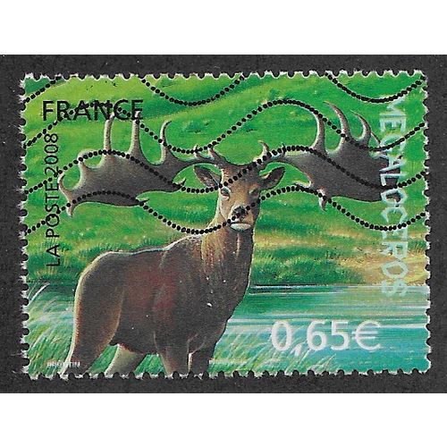 FRA 2008 65c 'PREHISTORIC ANIMALS' FINE USED (EBID57-500)