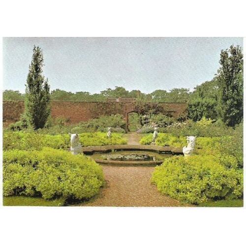 Arley, Cheshire - Arley Hall Gardens, Walled Garden - postcard c.1970s