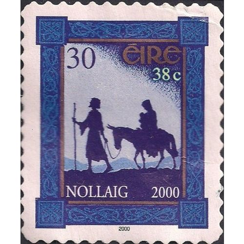 EIRE, CHRISTMAS, Escape from Herod, violet 2000, 30, 38c, #2