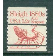 1900a 5.2c Sleigh Fine MNH Dry Gum PreCnx G0376