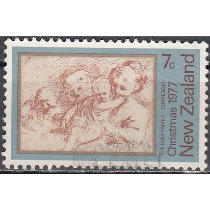 New Zealand 1977 Michel 728 O Cote (2005) 0.20 Euro Noël Sainte Famille