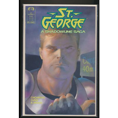St George: A Shadowline Saga #3, October 1988 Epic Comic Book, ~VF