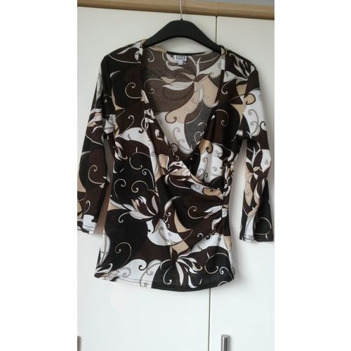 Etam Ladies Cross-over Top - Size 14