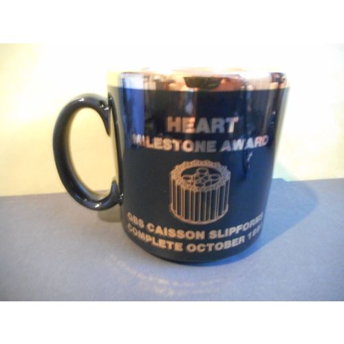 Hibernia GBS Coffee Mug,1995 Milestone Award,Newfoundland,Canada,Oil & Gas