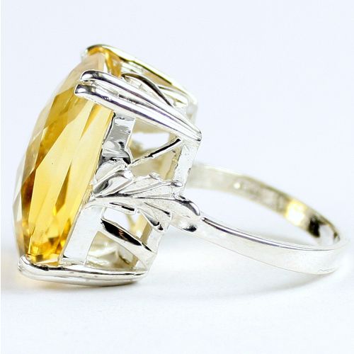 Citrine, 925 Sterling Silver Ladies Ring, SR039