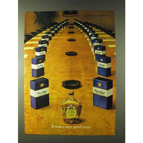 1979 Seagram's Crown Royal Whisky Ad - Very Good Year