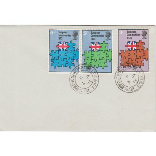 GB 1973 European Community set FDC Chard Somerset pm see others