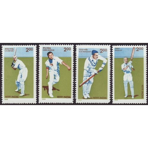 India 1996 SG 1654-7 UMM - Sport/Cricket (E-479)