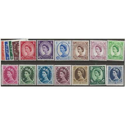 1952 Tudor Wildings Set of 17 SG515-531 Unmounted Mint . ..