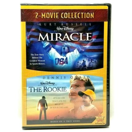 Miracle / The Rookie DVD (2 Movies) , WALT DISNEY PICTURES, DVD New Sealed (L29)