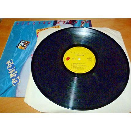 THE ROLLING STONES Undercover LP vinyl UK issue record 1987 Mick Jagger ROCK