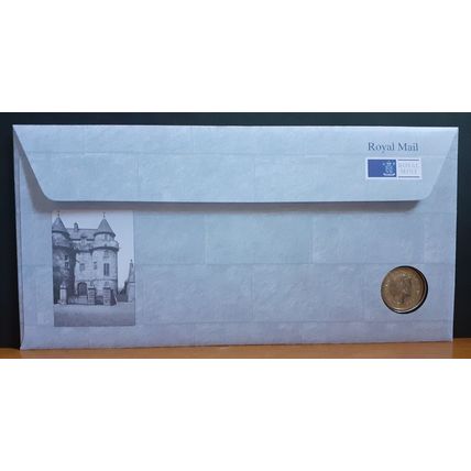1999 PNC Limited Edition GB Stamp & £1 Coin Cover - Scotland Parliament UK (a)