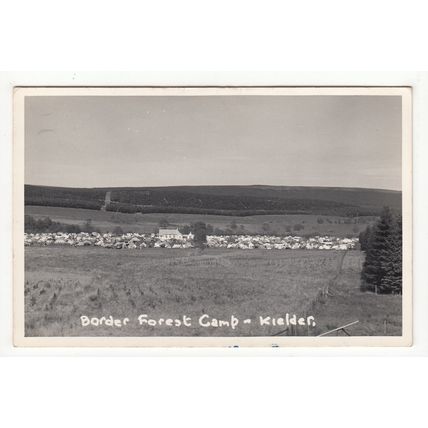 Border Forest Camp Kielder Postcard 1960 Northumberland