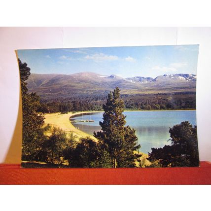 LOCH MORLICH AND THE CAIRNGORMS unused postcard by J. Arthur Dixon 3876 G =