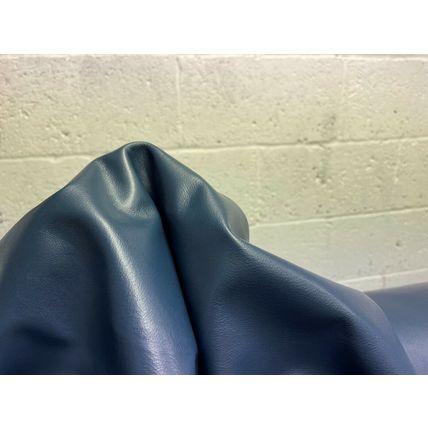 Italian Full Whole Leather Cow Hide Colour Oriental Blue