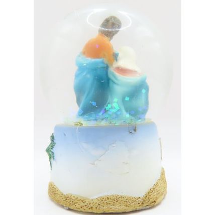 Miniature Nativity Snow Globe Peace Glass 6 CM Gift Christmas Holiday Decoration