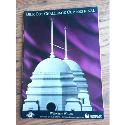 1993 Rugby League Challenge Cup Final Programme & Ticket – Widnes vs Wigan