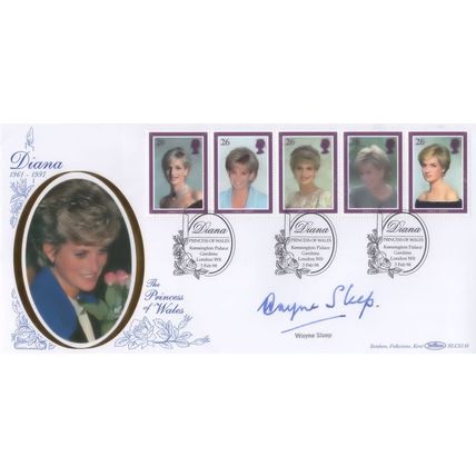 Wayne Sleep Princess Diana Hand Signed Benham FDC First Day Cover