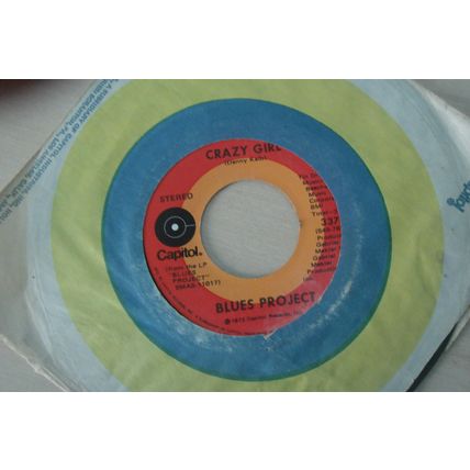 A3-BLUES PROJECT-EASY LADY/CRAZY GIRL-US 7" SINGLE-1972-NM-Al Kooper,