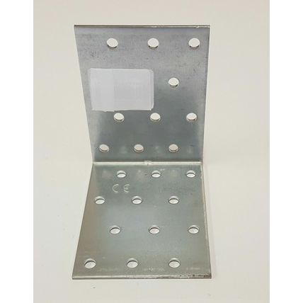 L BRACKETS HEAVY DUTY STEEL GALVANISED ANGLE CORNER BRACE TIMBER REPAIR 2.5mm T