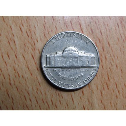 1969d USA 5 Cents Jefferson Nickel Coin