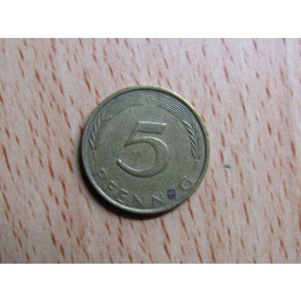 1973g 5 Pfennig Germany Coin