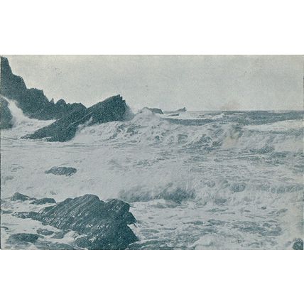 Hillsborough From Capstone Parade Ilfracombe / A Rough Sea 1900 Antique Print