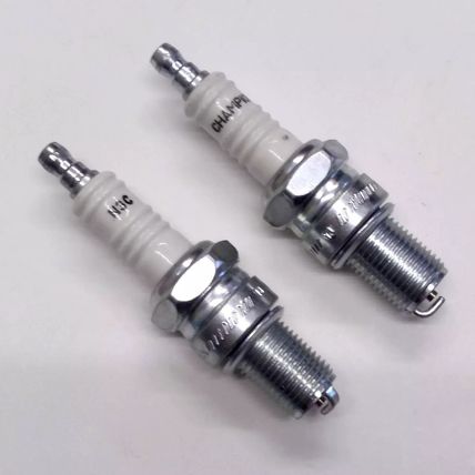 Pair of N3C Champion Copper Plus Spark Plugs Triumph BSA