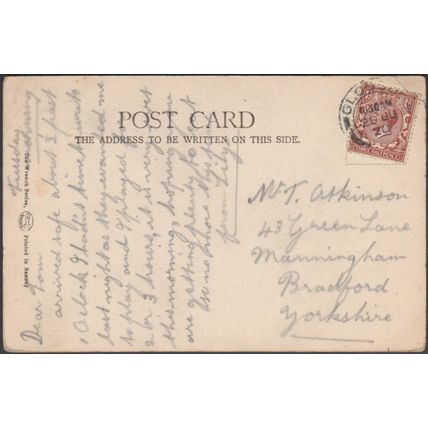 Mt Cosmos, Wakatibu, Diamond Lake, New Zealand, 1920 - Wrench Postcard