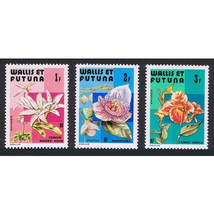 Wallis and Futuna Flowers 3v 1982 MNH SG#392-394 Sc#279-281