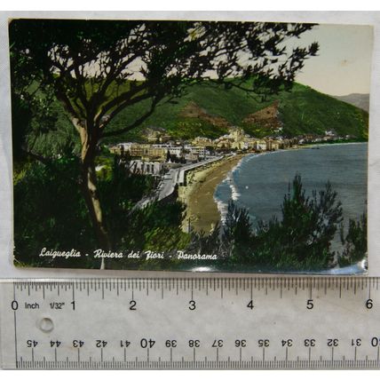 1956 postcard Laigueglia, Italy