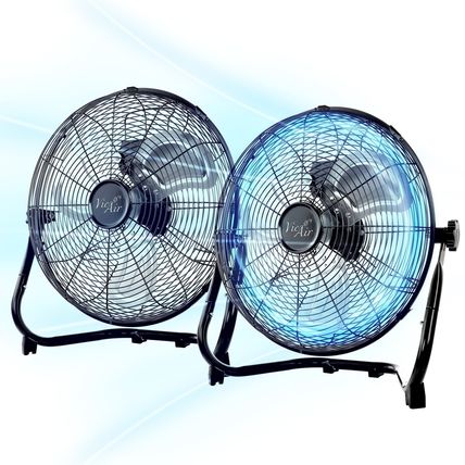 Vie Air 14 Inch Twin Pack Industrial High Velocity Heavy Duty Metal Floor Fan...