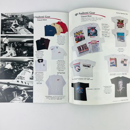 Andretti Racing Signature Line 1996 Official Merchandise Catalogue
