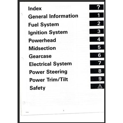 Johnson 125C 130 200 225 250 90° LV Outboard Service Manual 1997 520212 PDF