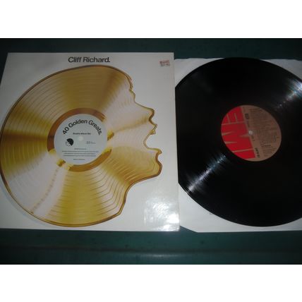 CLIFF RICHARD COMPILATION DOUBLE LP - 40 GOLDEN GREATS