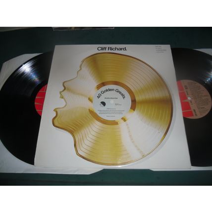 CLIFF RICHARD COMPILATION DOUBLE LP - 40 GOLDEN GREATS