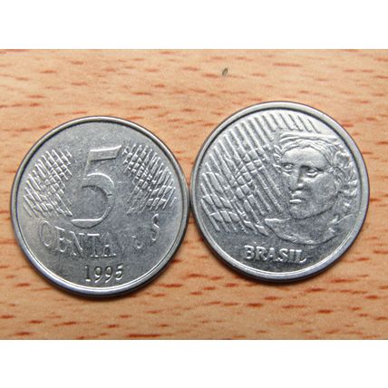 Brazil Brasil 1995 5 Centavos Coin