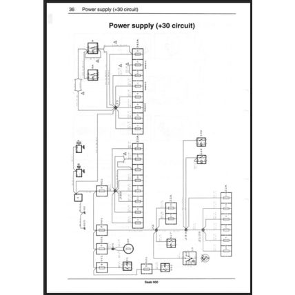Saab 900 Electrical Wiring Diagrams Workshop Manual 1994 199527563 PDF