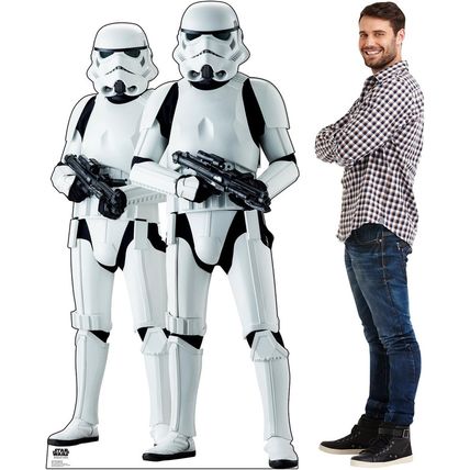 Cardboard People Stormtroopers Life Size Cardboard Cutout Standup - Rogue One: a