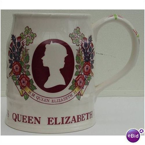 MASONS Queen Elizabeth ROYAL SILVER JUBILEE 1952-1977 TANKARD MUG