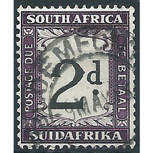 South Africa 1933 D23 2d Black & Deep Purple Postage Due Fine Used .. ..