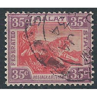 Federated Malay States 1931 SG73 35c Scarle & Purple Fine Used....