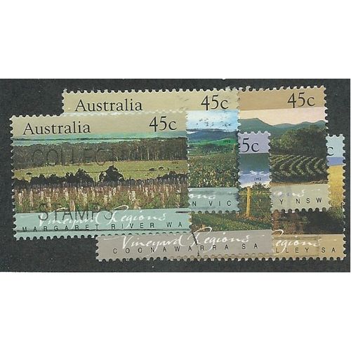 AUS 1992 (SET) 'VINEYARDS' (5v) FINE USED (EBID47-883)