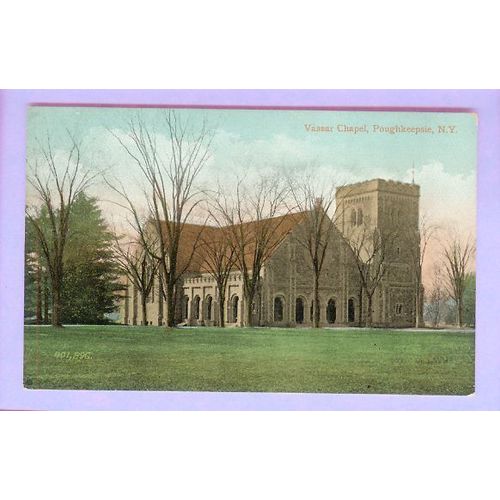 New York Poughkeepsie Vassar Chapel View Large Old Building Housing Chapel~36