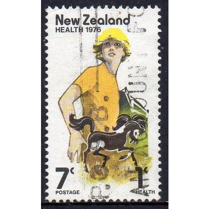 New Zealand 1976 Health - Pony 7c + 1c Used